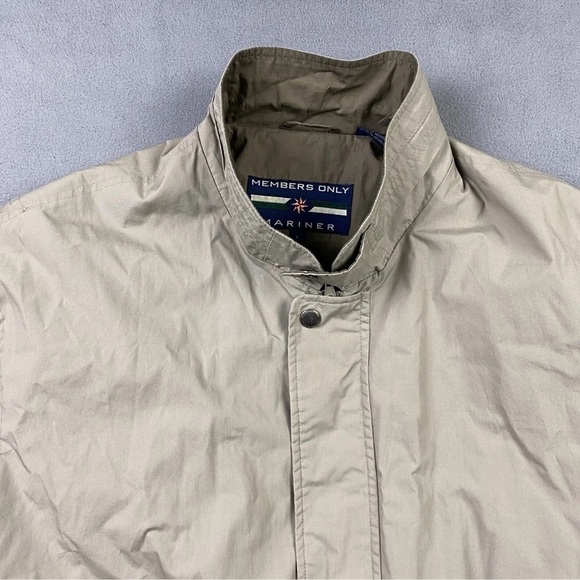 Members Only Mariner Jacket Men’s Full Zip Snap Vintage Stranger Things XL long - Picture 4 of 11